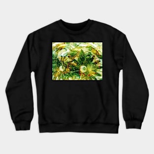 Swirling Flowers Crewneck Sweatshirt